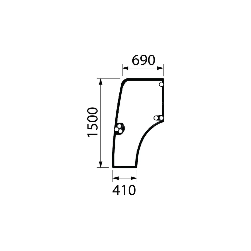[AMAT2-213599] Geam de ușă 87301768N