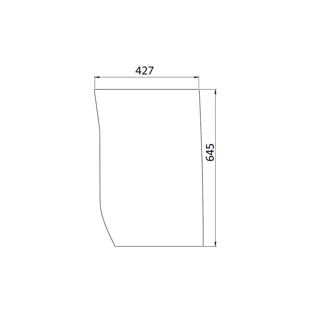 [AMAT2-213725] Parbriz inferior dreapta 87304259N