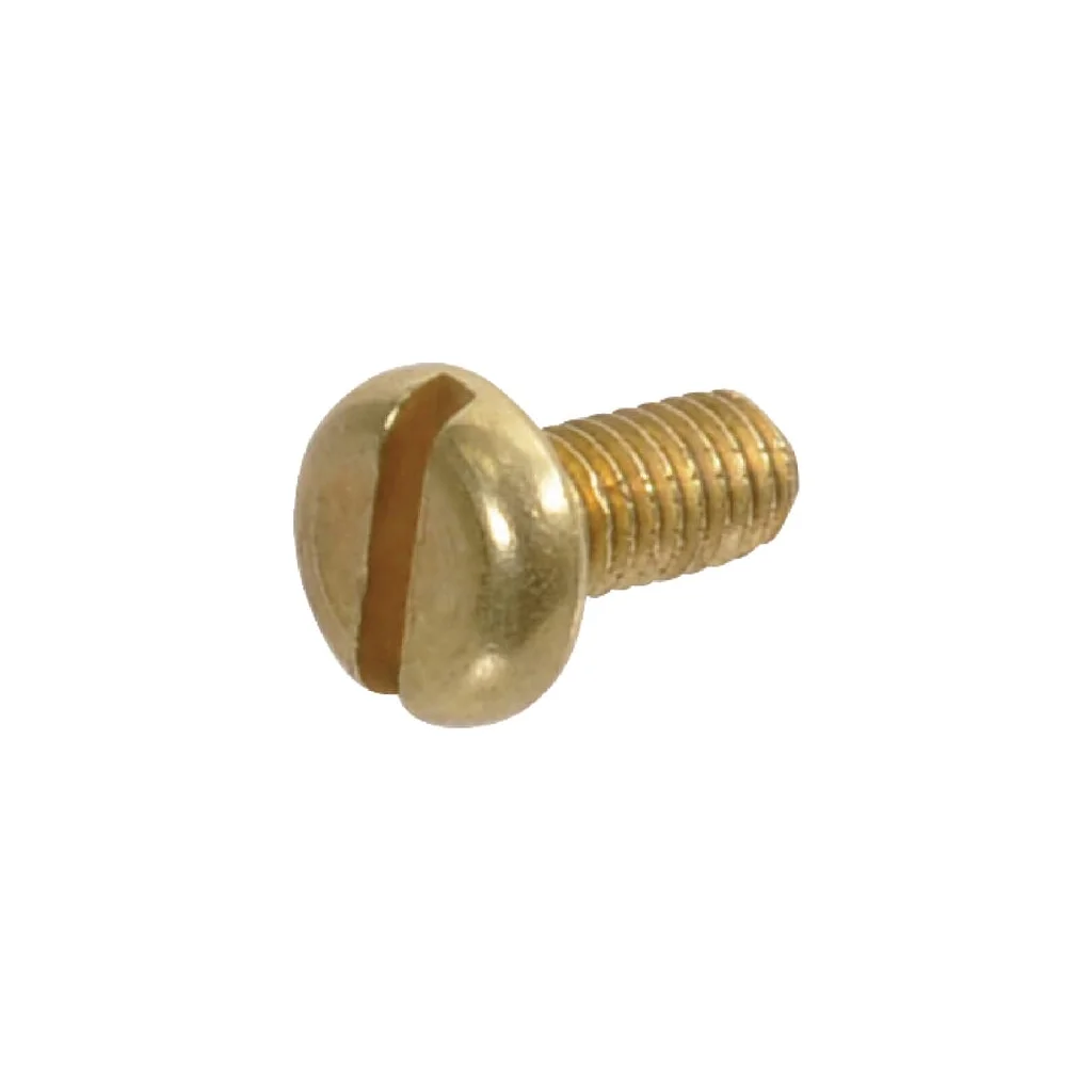 [AMAT2-214147] Șurub cap bombat crestat DIN85 ISO1580 M3x0,5mm alamă Kramp 8536MSP001