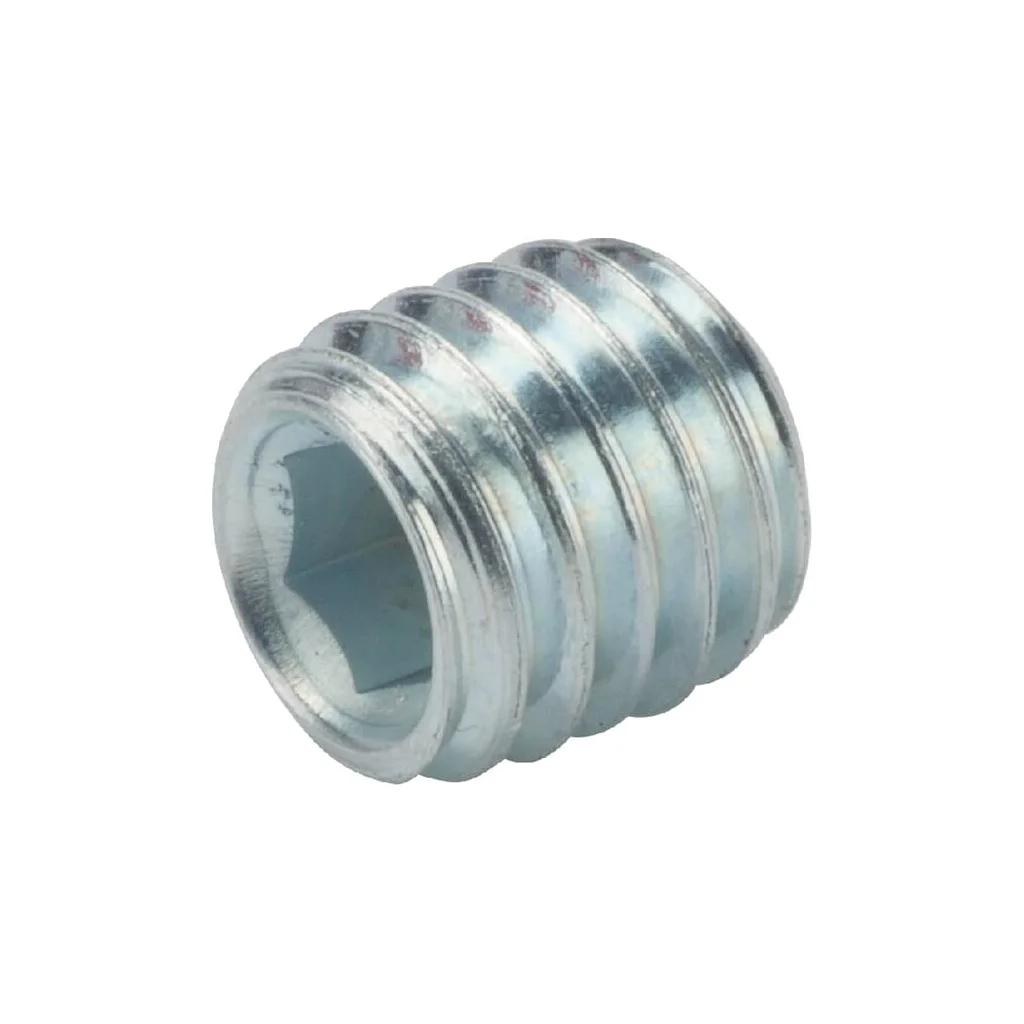 [AMAT2-222014] Știft filetat orificiu hexagonal cu vârf cupă DIN916 M8x1,25x8mm oțel zincat grupa 45H 25 buc. Kramp 91688P025