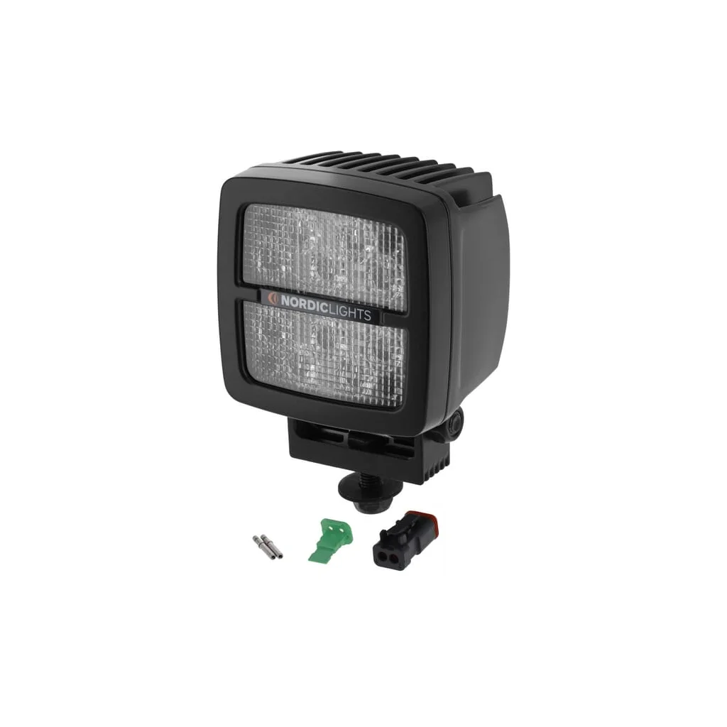 [AMAT2-231078] Lampă de lucru LED, 41W, 4200lm, pătrată, 12/24V, cu șuruburi, Deutsch 2-pin, inundație, 10 LED-uri, Scorpius N4402 de Nordic Lights 984145
