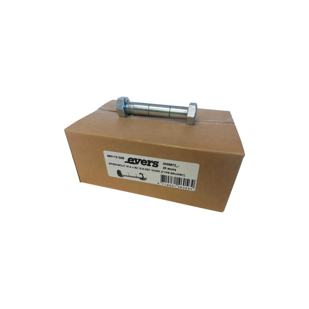 [AMAT2-232350] Șurub de forfecare cu piuliță (25x) M14x82 10.9 TIP BRUMBY 990112Q25