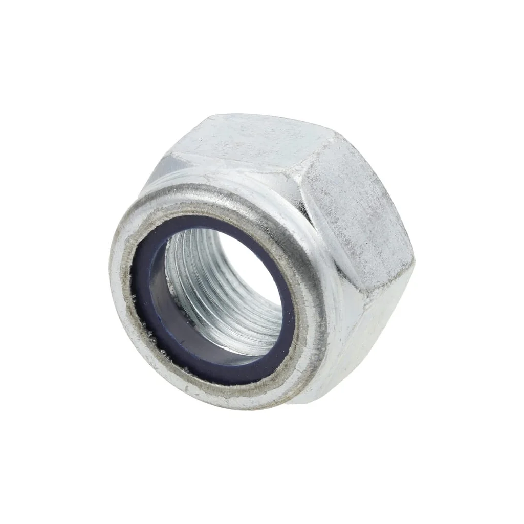 [AMAT2-232472] Piuliță hexagonală autoblocantă joasă cu inserție plastic DIN985 M18x1,5mm oțel zincat grupa 10 Kramp 985181510