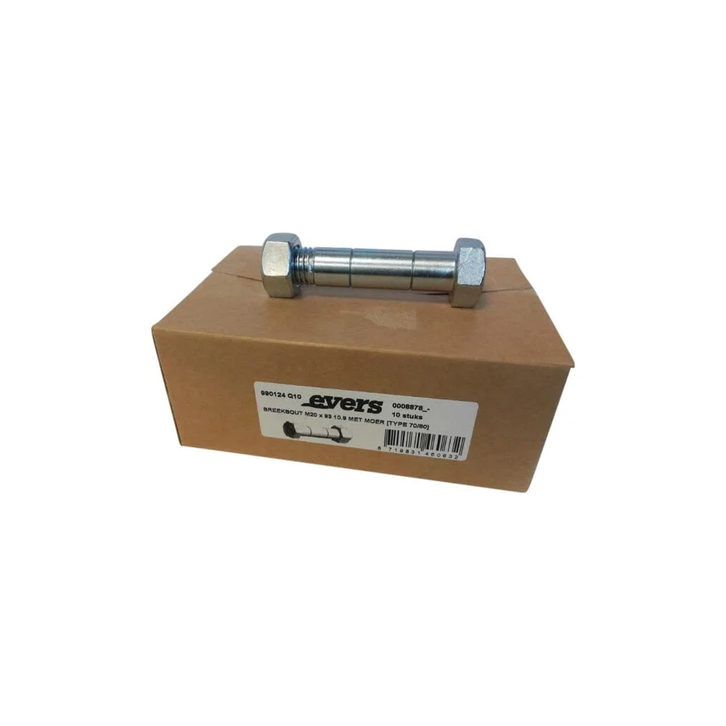 [AMAT2-232869] Șurub de forfecare cu piuliță (10x) M20x93 10.9 TIP 70/80 990124Q10