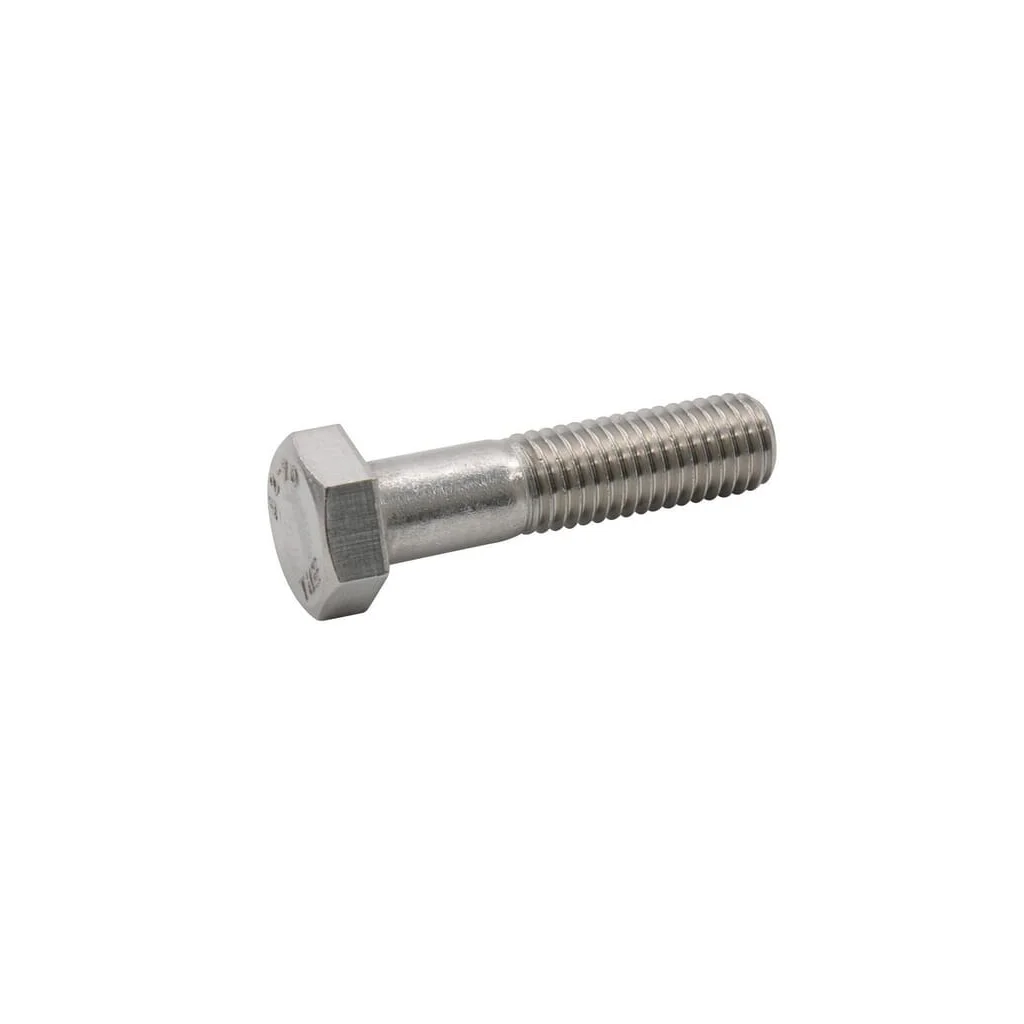 [AMAT2-223327] Șurub cap hexagonal DIN931 ISO4014 M18x2,5x60mm filet 42mm oțel inoxidabil A2 Kramp 9311860RVS