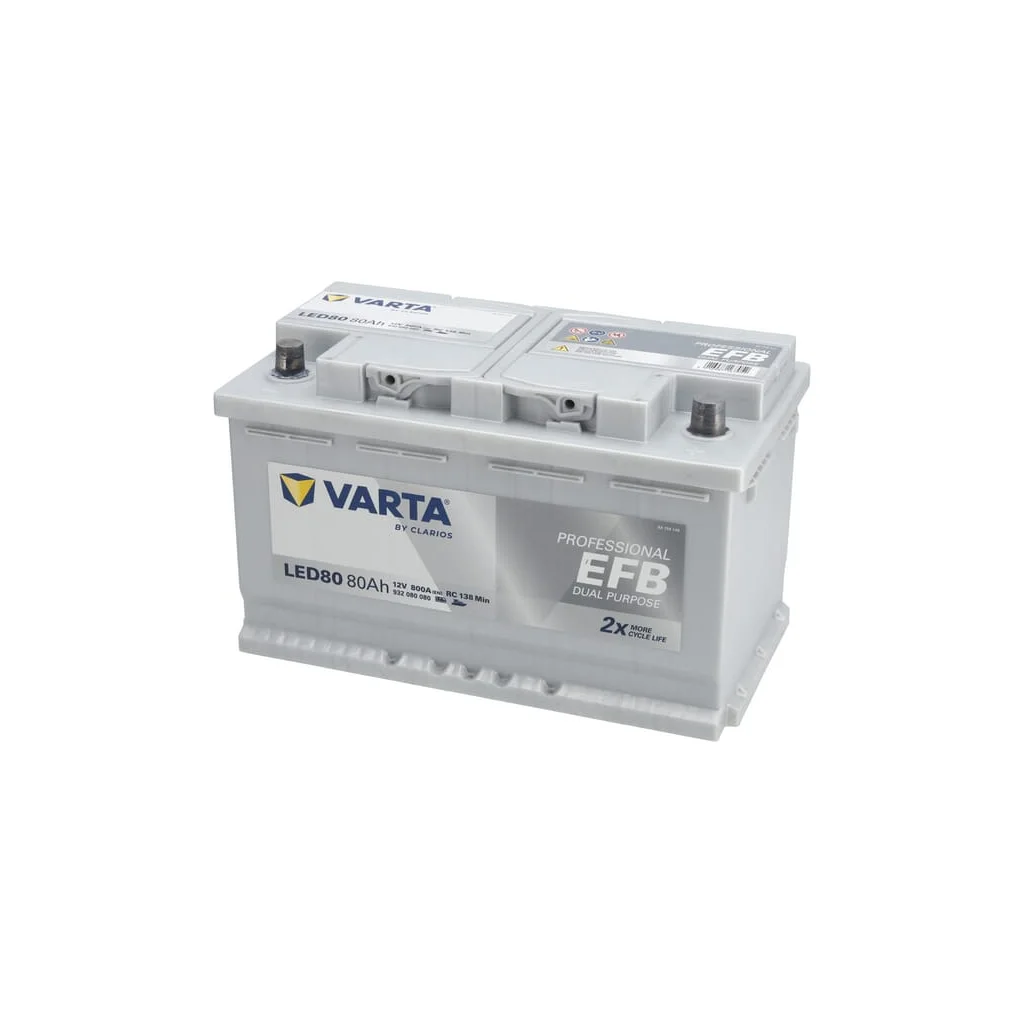 [AMAT2-223457] Baterie 12V 80Ah 800A LED80 VARTA Professional Dual Purpose EFB 930080080