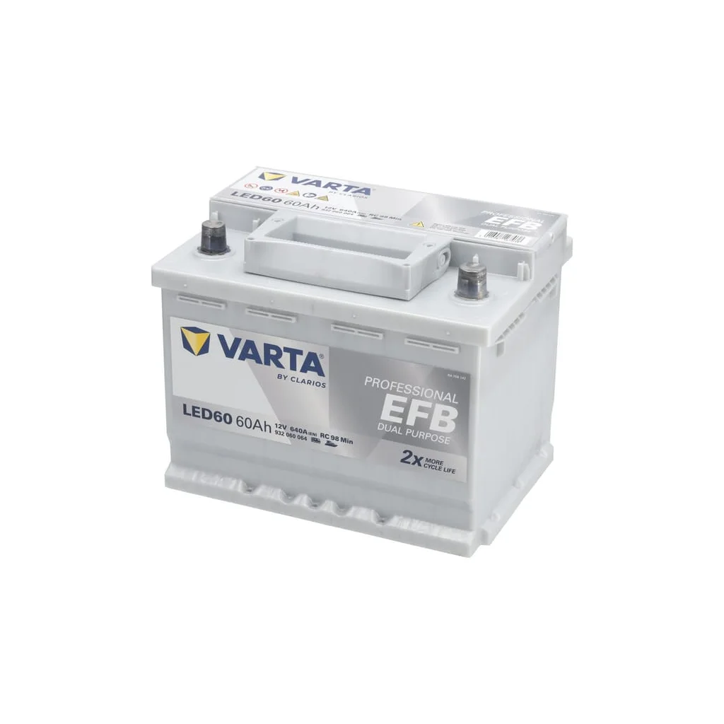 [AMAT2-223723] Baterie 12V 60Ah 640A LED60 VARTA Professional Dual Purpose EFB 930060064