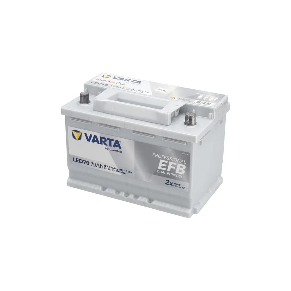 [AMAT2-223762] Baterie 12V 70Ah 760A LED70 VARTA Professional Dual Purpose EFB 930070076