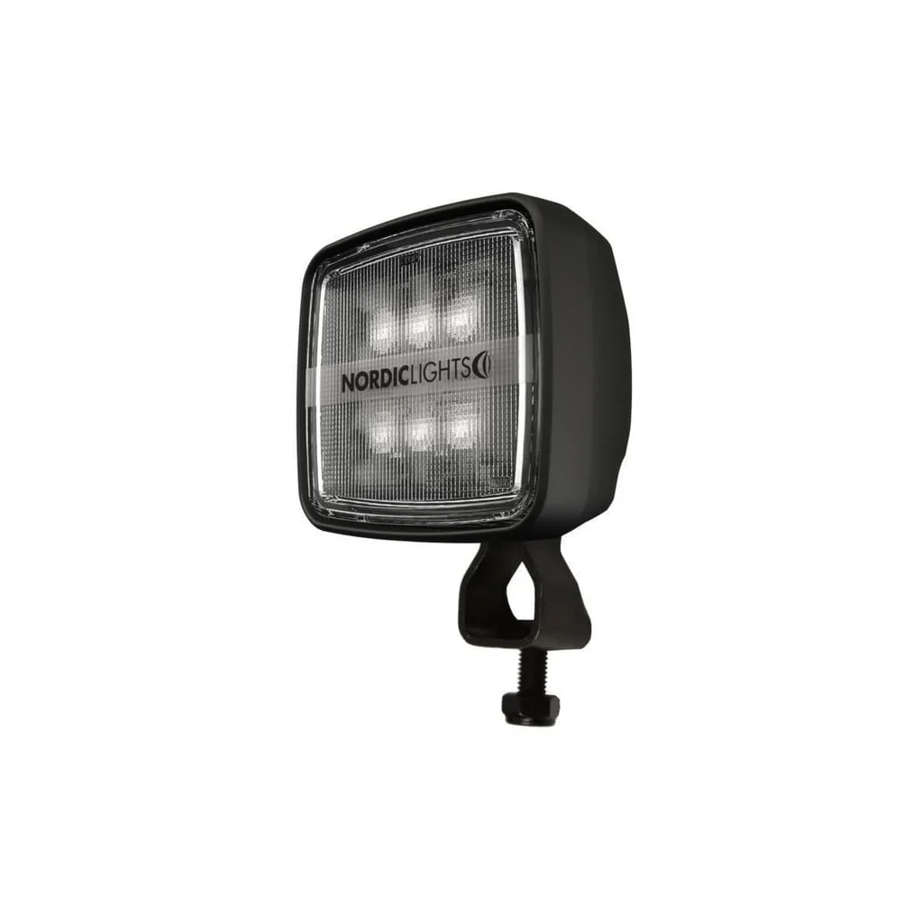 [AMAT2-230459] Lumină de lucru LED, 20W, 1900lm, pătrată, 12/24V, albă, 59x104x94mm, Deutsch 2 pini, Unghi larg, 6 LED-uri, KL 2001 de Nordic Lights 982601B