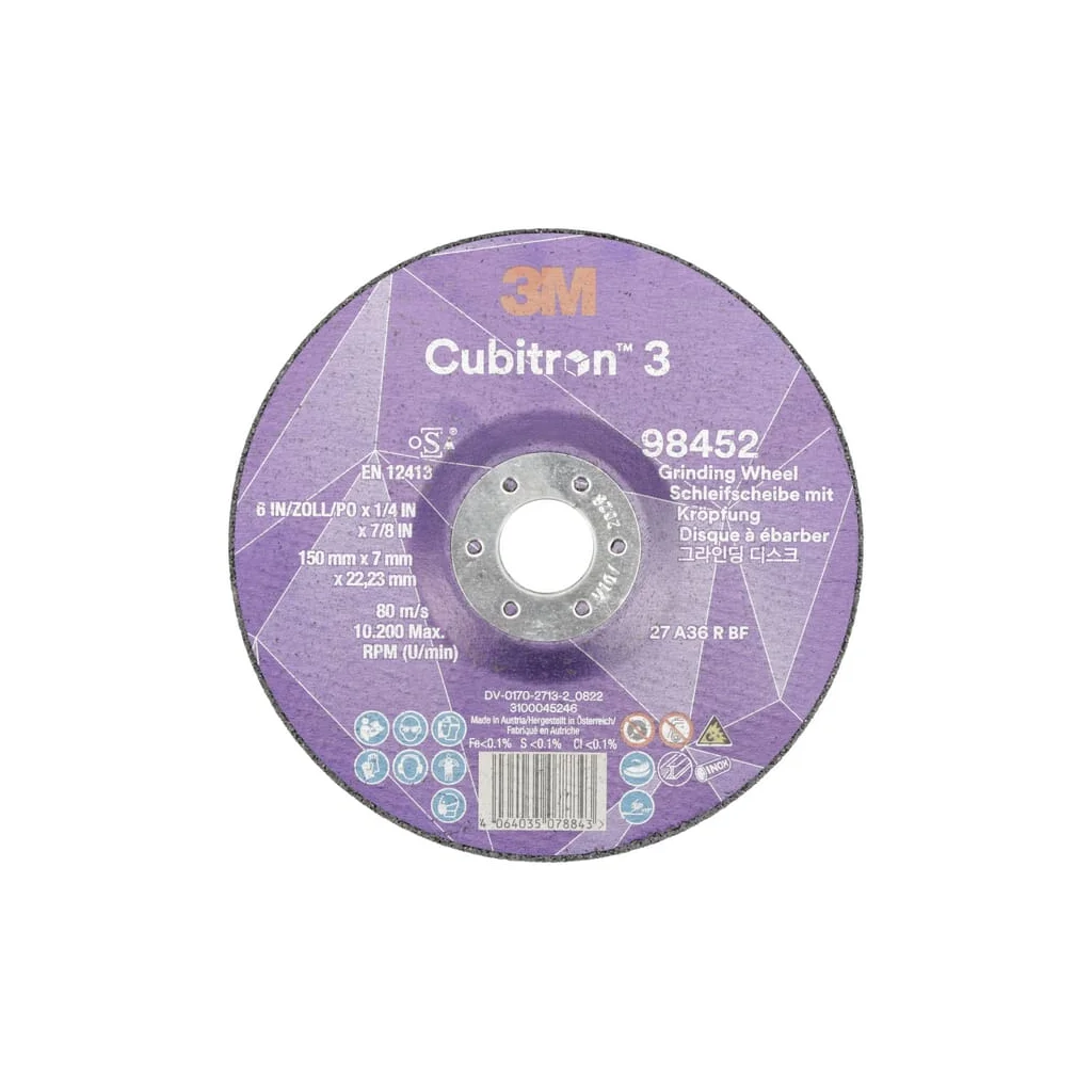 [AMAT2-230466] Disc de debavurare Cubitron 3 150mm 98452