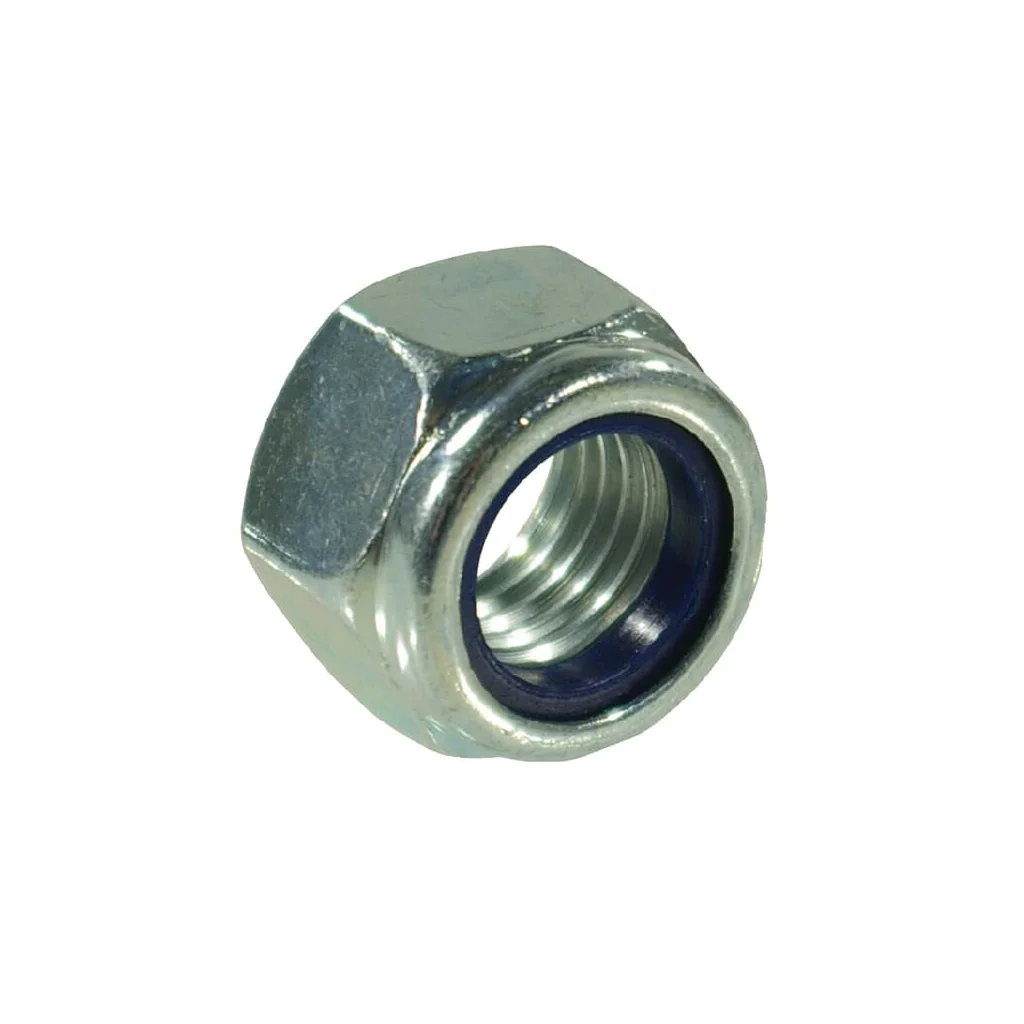 [AMAT2-230541] Piuliță hexagonală autoblocantă înaltă cu inserție plastic DIN982 M4x0,7mm oțel zincat grupa 8 Kramp 9824