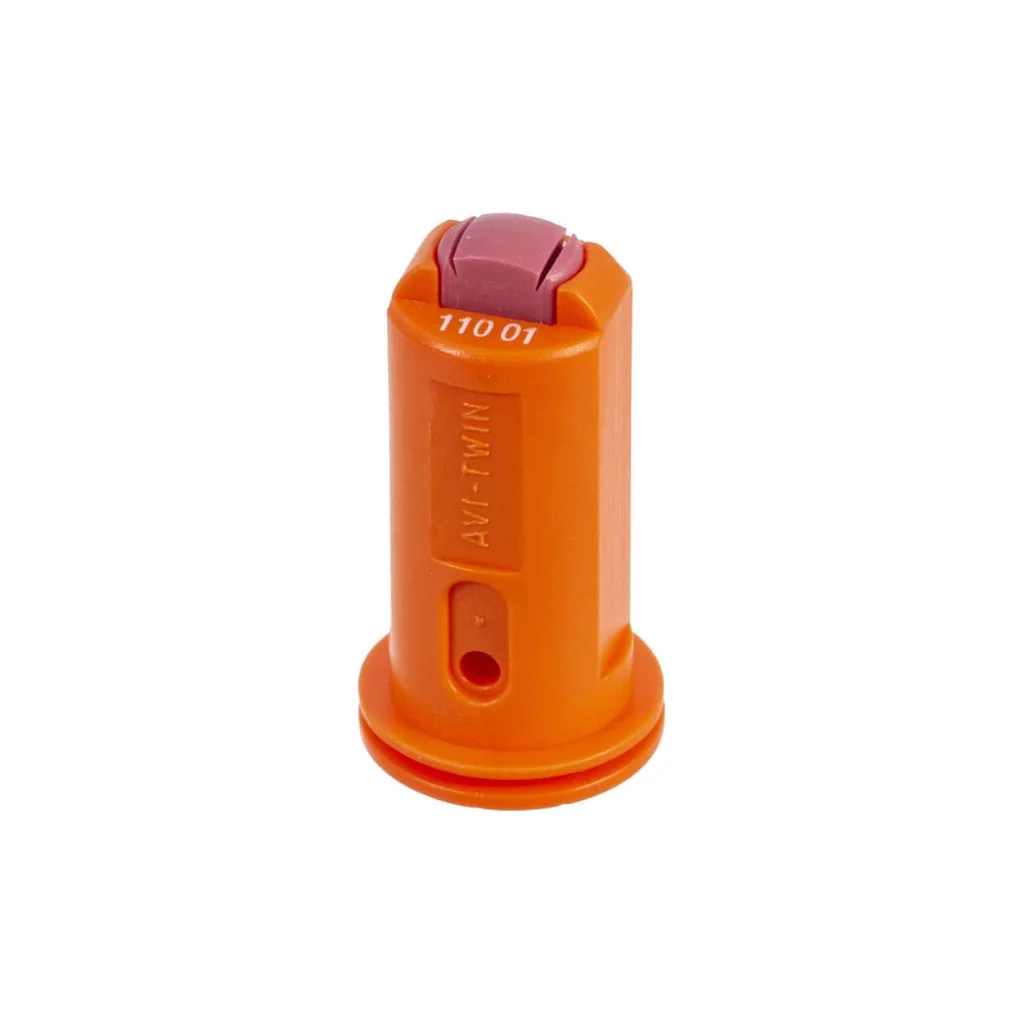[AMAT2-259062] Duza dublă cu injecție de aer AVI TWIN 110° 01 portocalie ceramică Albuz AVITWIN11001