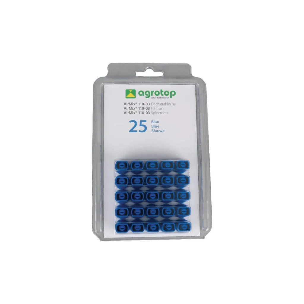 [AMAT2-255631] Duză injecție aer AM 110° 03 albastră din plastic Agrotop AM11003P025