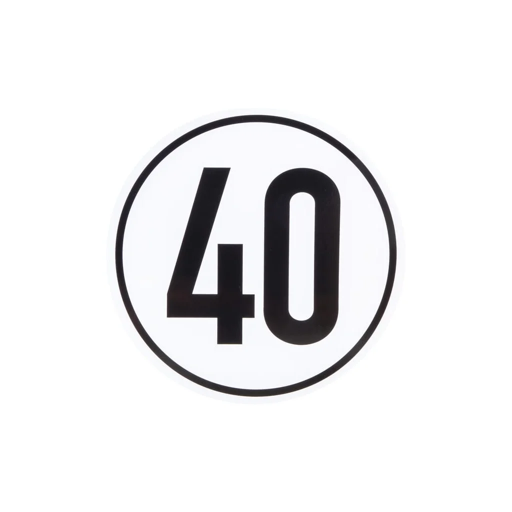 [AMAT2-260824] Plăcuţă indicatoare 40km BF40