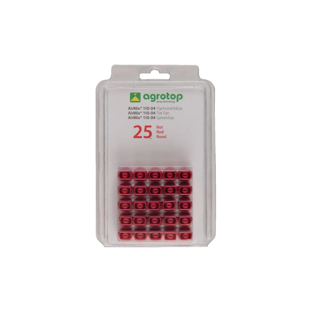 [AMAT2-255843] Duză injecție aer AM 110° 04 roșie din plastic Agrotop AM11004P025