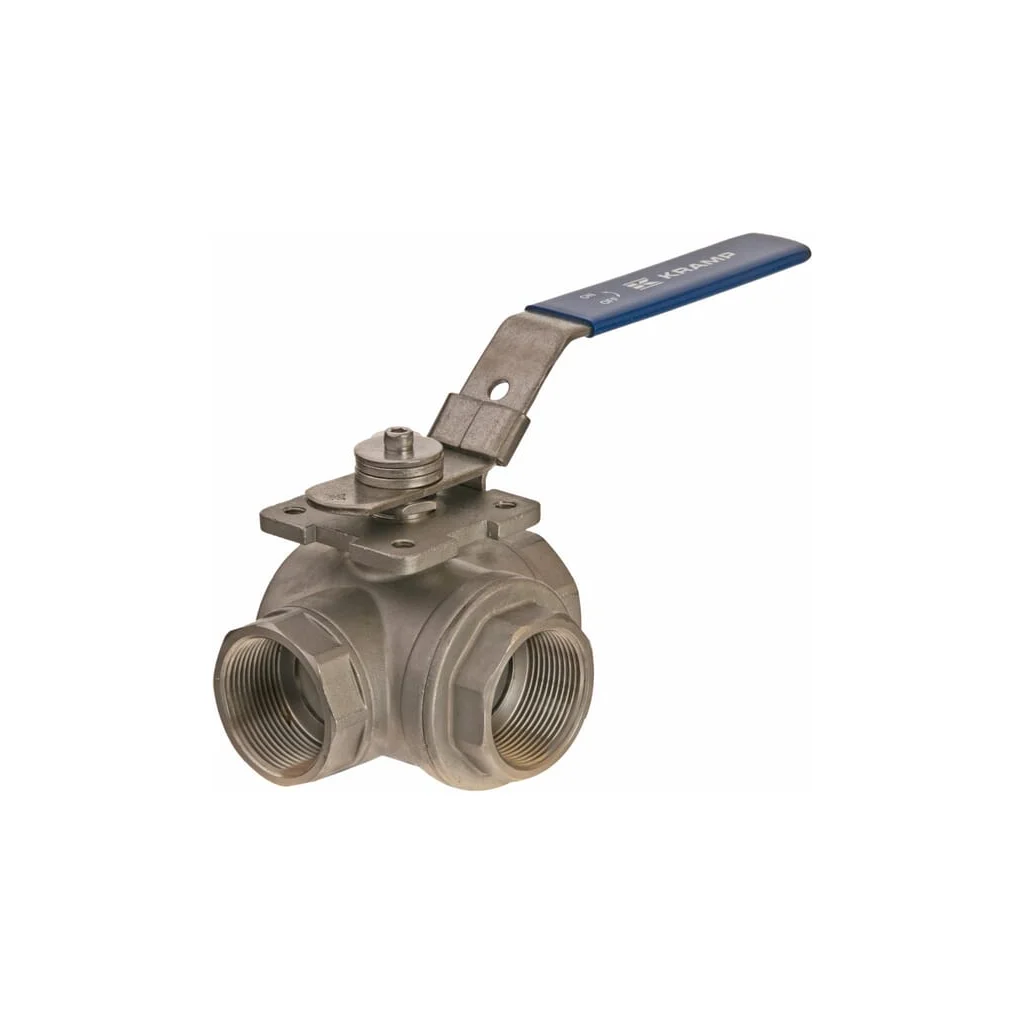 [AMAT2-262577] Robinet cu bilă 3 căi T 1 1/2" oțel inoxidabil BV3T112FSS