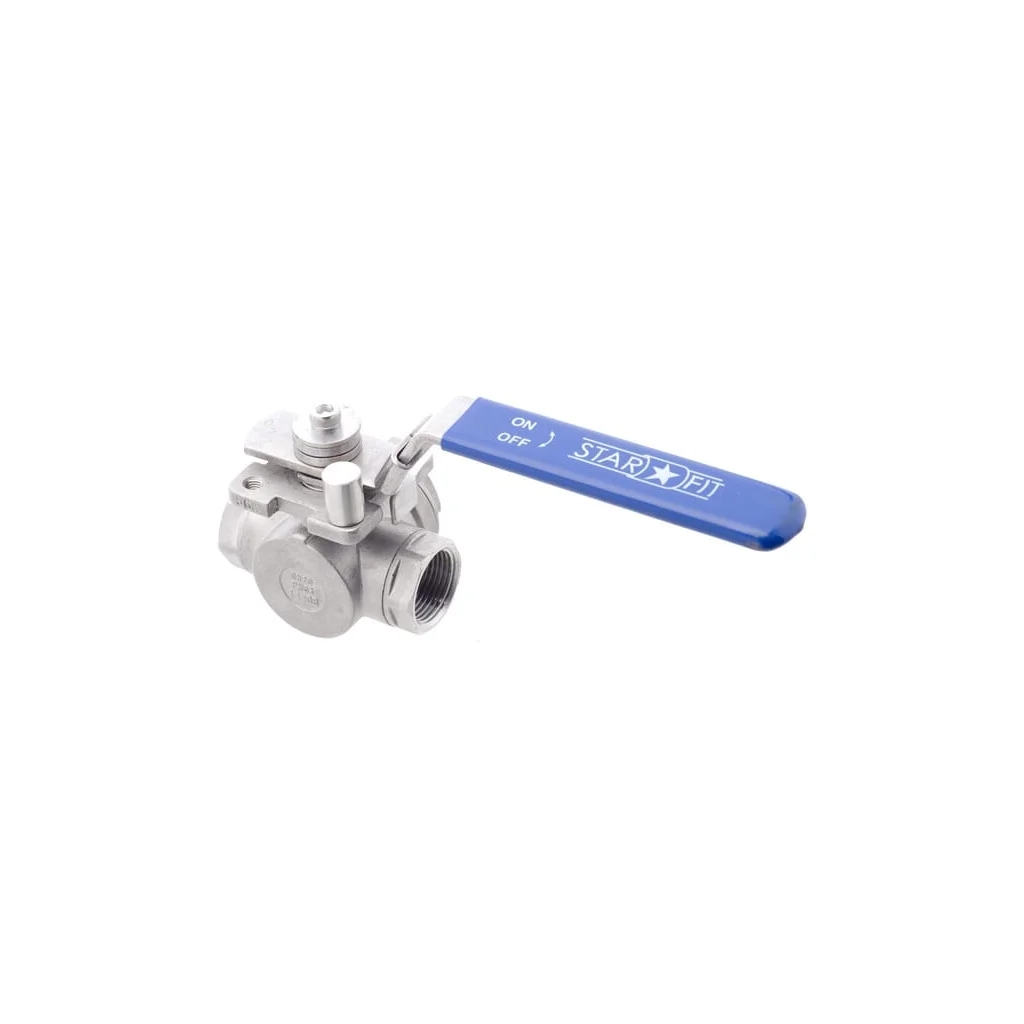 [AMAT2-262659] Robinet cu bilă 3 căi L 3/4" oțel inoxidabil BV3L34FSS