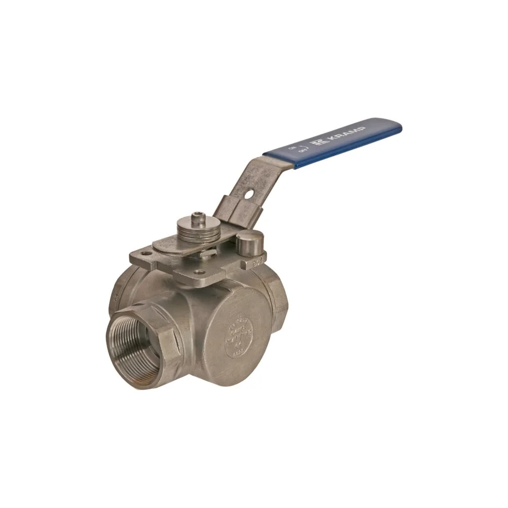 [AMAT2-262820] Robinet cu bilă 3 căi L 1 1/2" oțel inoxidabil BV3L112FSS