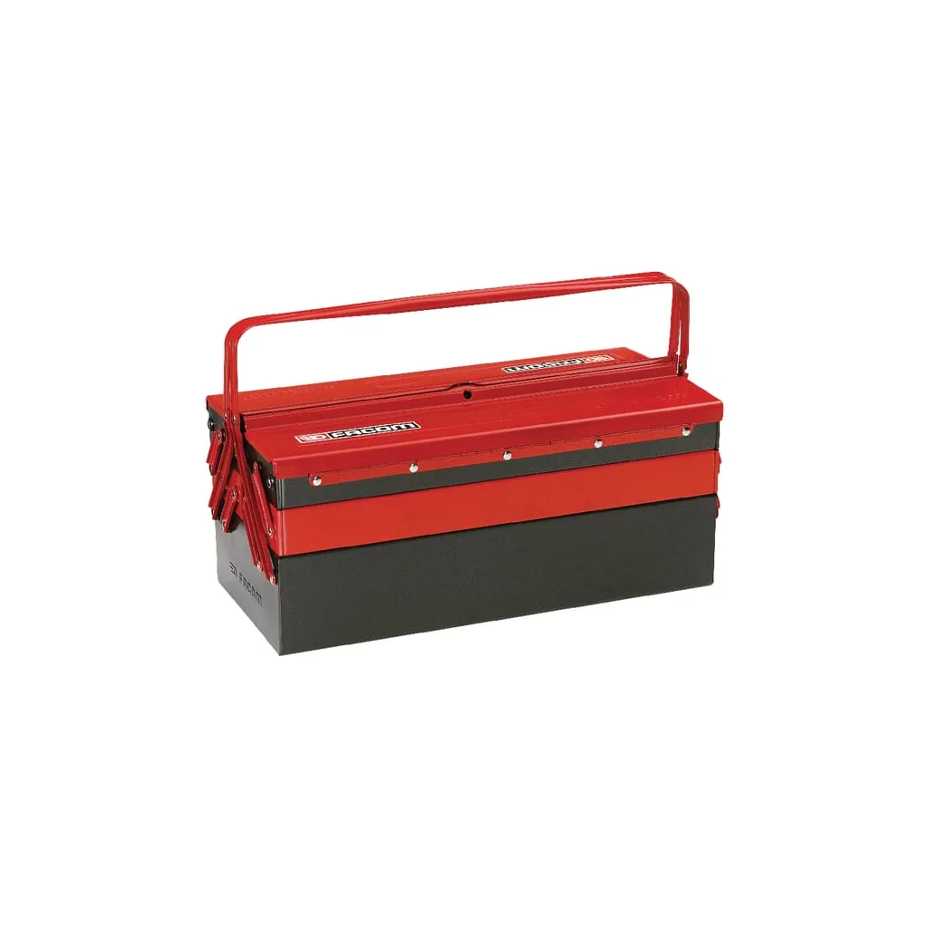 [AMAT2-262982] Cutie de scule 220x475x238mm, capacitate 17l, metal negru/roșu, 5 compartimente, Facom BT11GPB