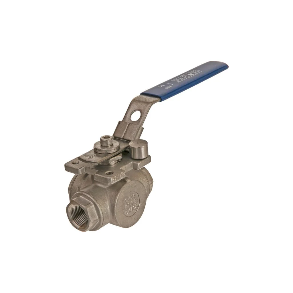 [AMAT2-262988] Robinet cu bilă 3 căi L 3/8" oțel inoxidabil BV3L38FSS