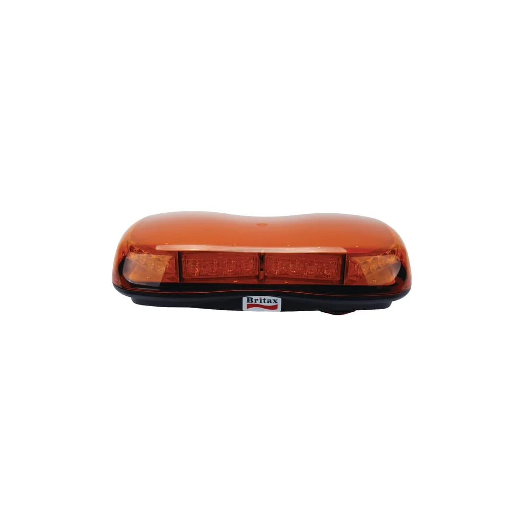 [AMAT2-246357] Bară luminoasă, 12/24V, chihlimbar, prindere cu șuruburi, 420x205x95mm, 8 LED-uri, Britax A48100LDV