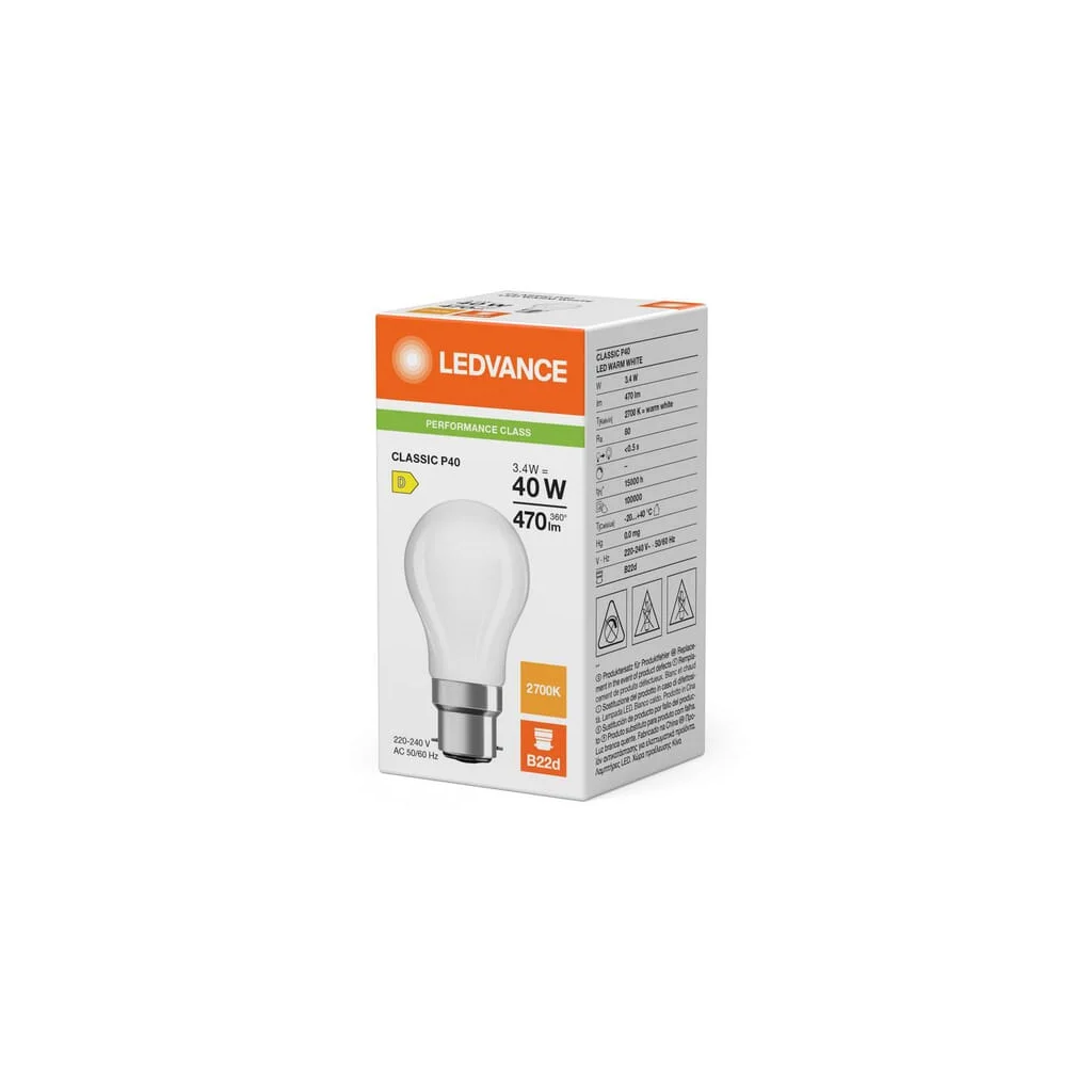 [AMAT2-270866] Lampă LED 3.4W 827 B22D CLP4082722FG5