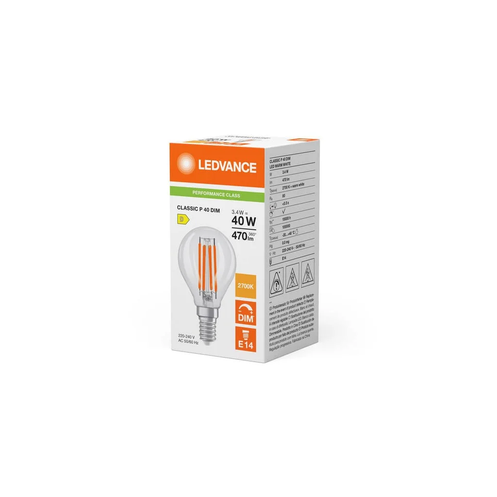 [AMAT2-270293] Lampă LED 3.4W 827 E14 CLP40D82714G5
