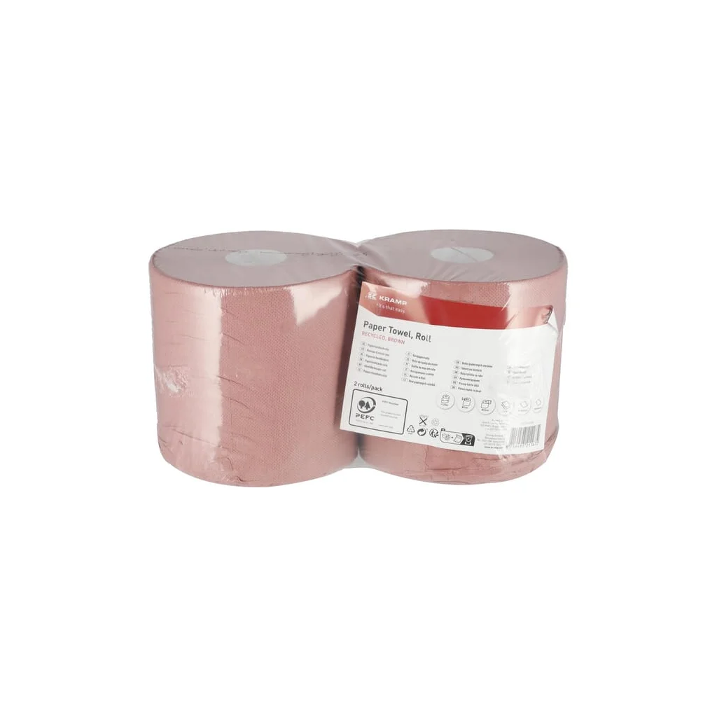 [AMAT2-272334] Prosop de hârtie, rolă maro, 21 cm x 125 m, 2 straturi, Ø exterior 240 mm, gofrat, 2 role CP23101KR