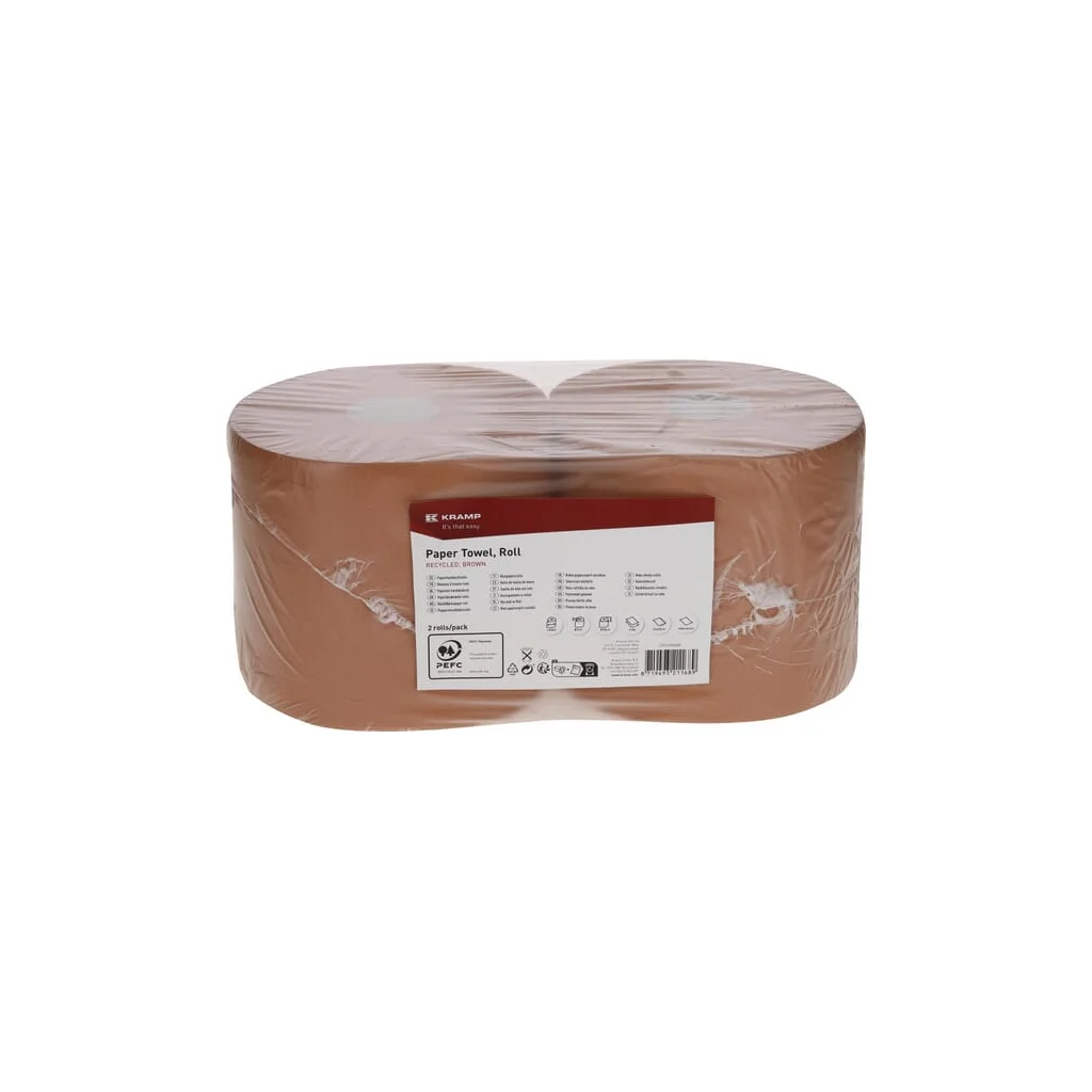 [AMAT2-272754] Prosop de hârtie, rolă maro, 23 cm x 250 m, 2 straturi, Ø exterior 270 mm, 2 role CP23102KR