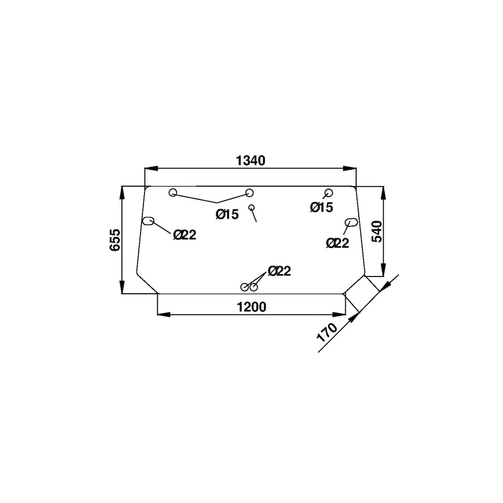 [AMAT2-274143] Geam spate superior D7128
