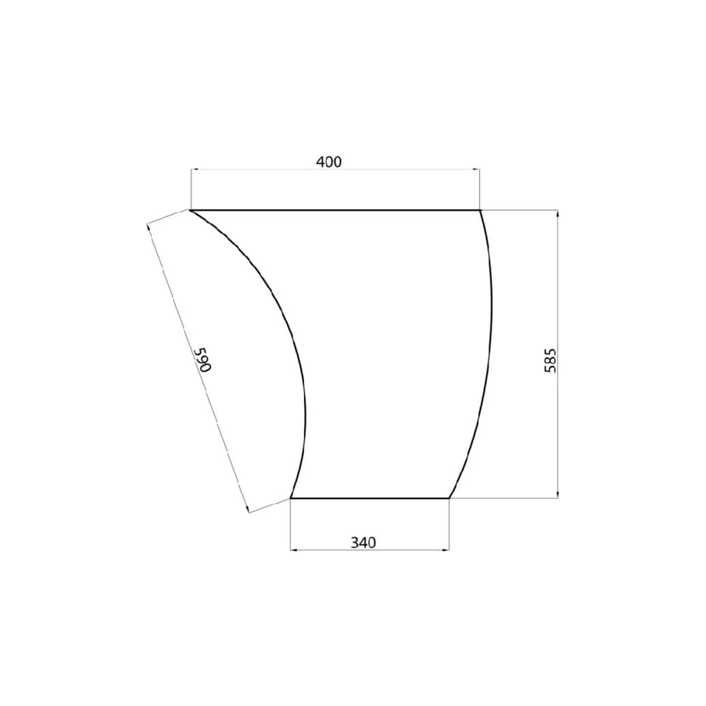 [AMAT2-274169] Parbriz inferior stânga D6936