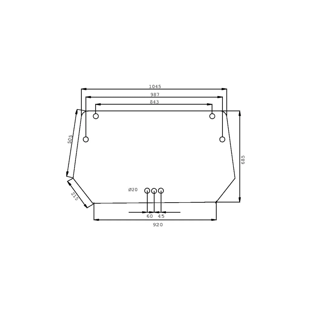 [AMAT2-274251] Geam spate superior D7705