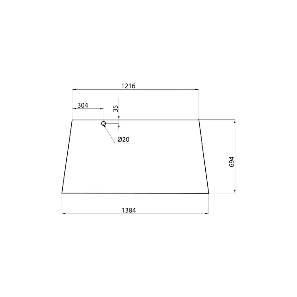 [AMAT2-274379] Geam spate superior D4006