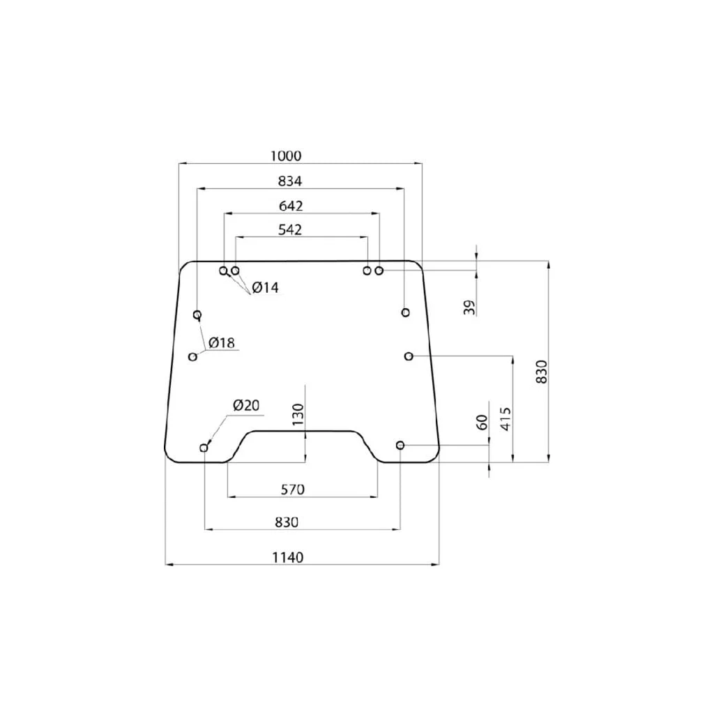[AMAT2-274413] Parbriz detașabil D9031