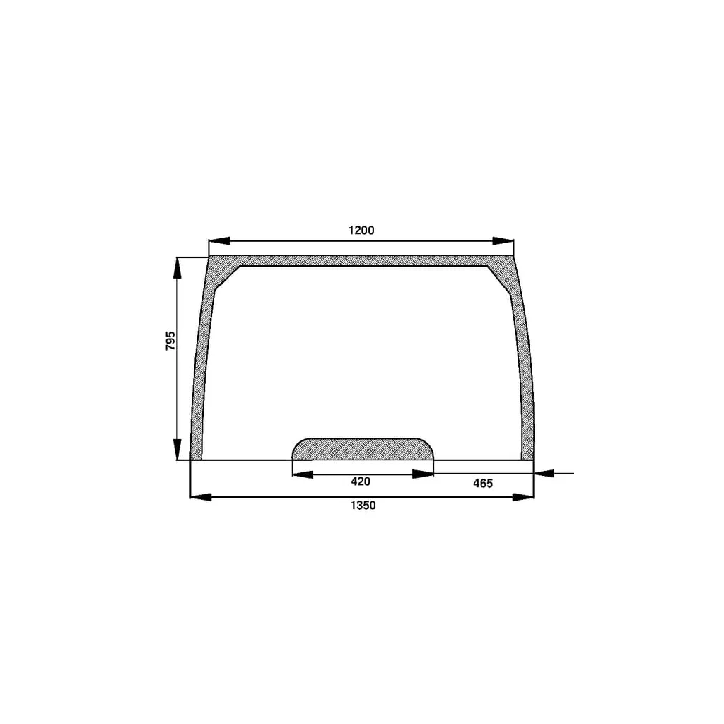 [AMAT2-274572] Geam frontal sus fix D7320A