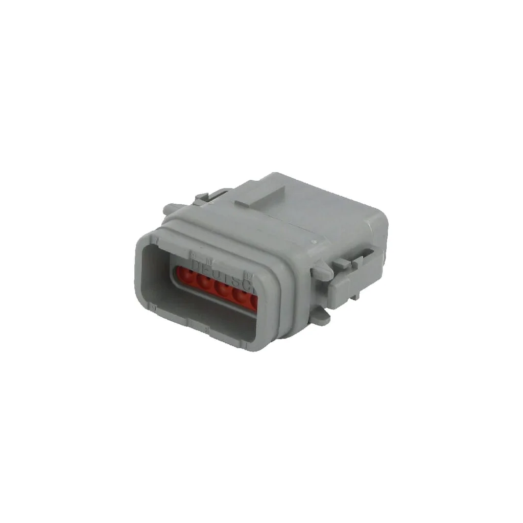 [AMAT2-278545] Carcasă ștecăr tată, gri, 12 poli, seria DTM (1x), Deutsch DSDTM0612SAE007