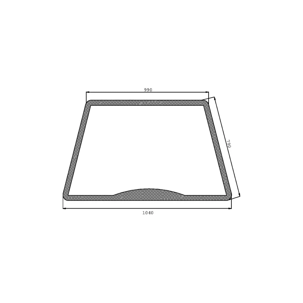 [AMAT2-275070] Geam frontal partea de sus D7540