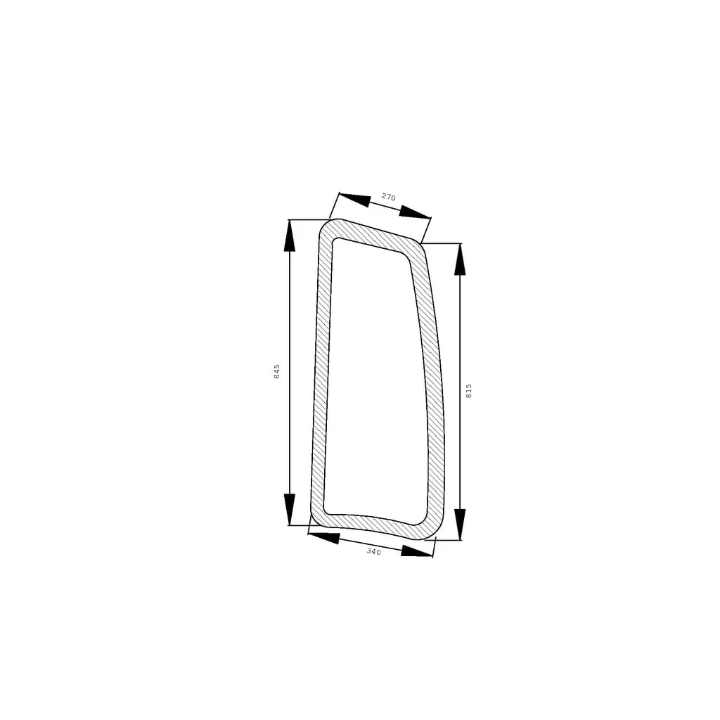 [AMAT2-275083] Sticlă laterală fixă D7783