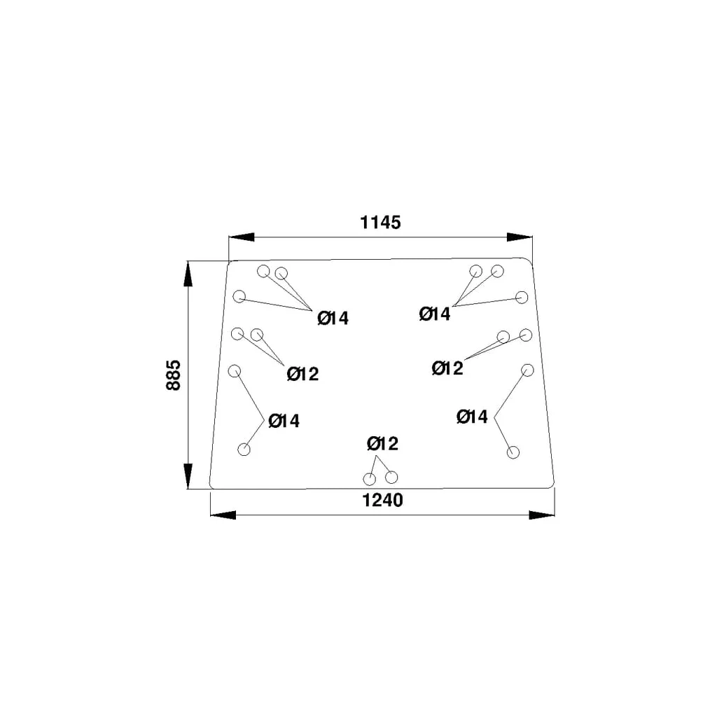 [AMAT2-275113] Geam spate superior D8505