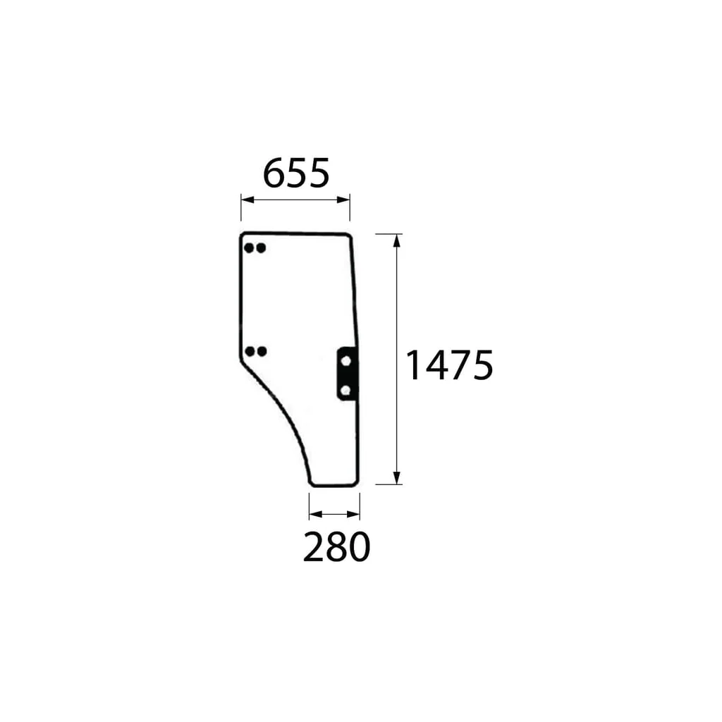 [AMAT2-283199] Geam ușă ER047313N
