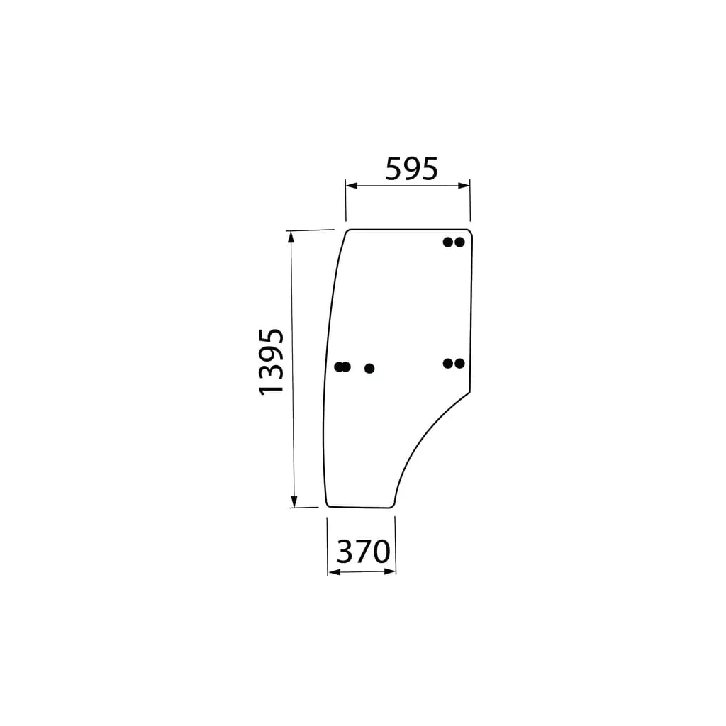 [AMAT2-283617] Geam ușă, complet ER387925N