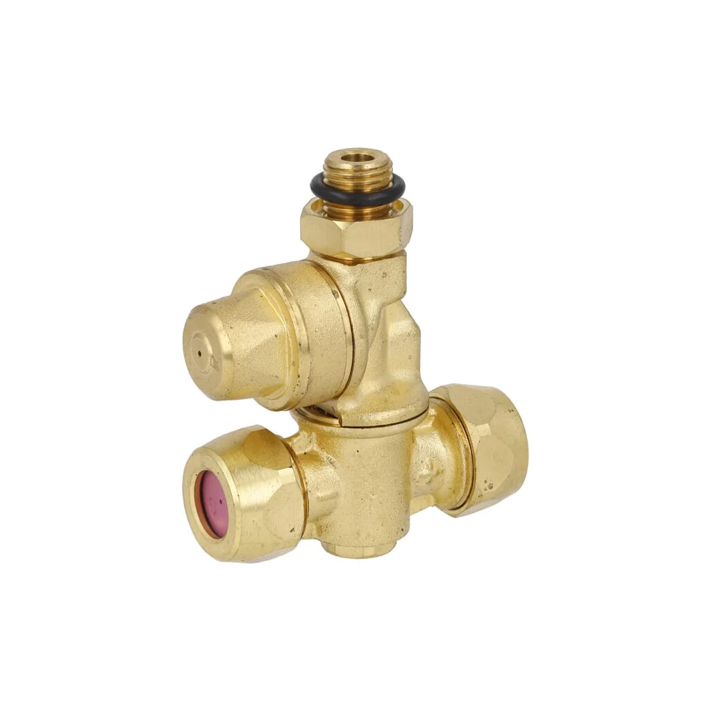 [AMAT2-294005] Suport de duză din alamă dublu, 1,0/1,2 F20002A