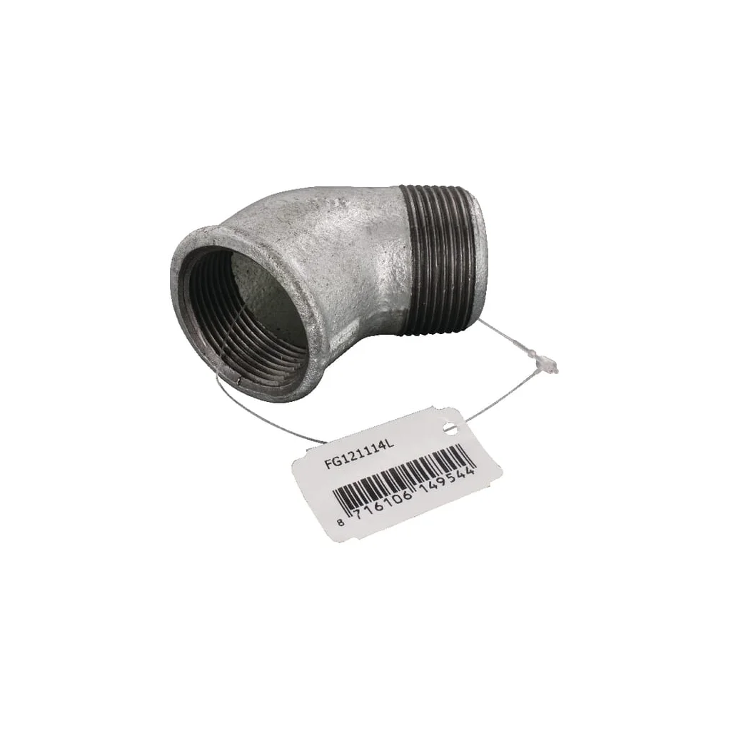 [AMAT2-296413] Cot 45° filet interior/exterior zn. 1 1/4" FG121114L