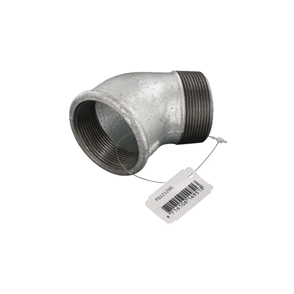 [AMAT2-296608] Cot 45° zincat filet interior/filet exterior 2" FG1212WL