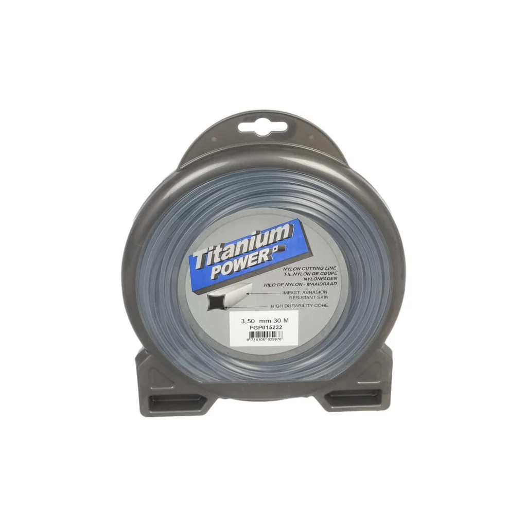 [AMAT2-298620] Fir de tăiere diametru 3,5mm, 30m, pătrat, gri, Titanium Power, Kramp FGP015222