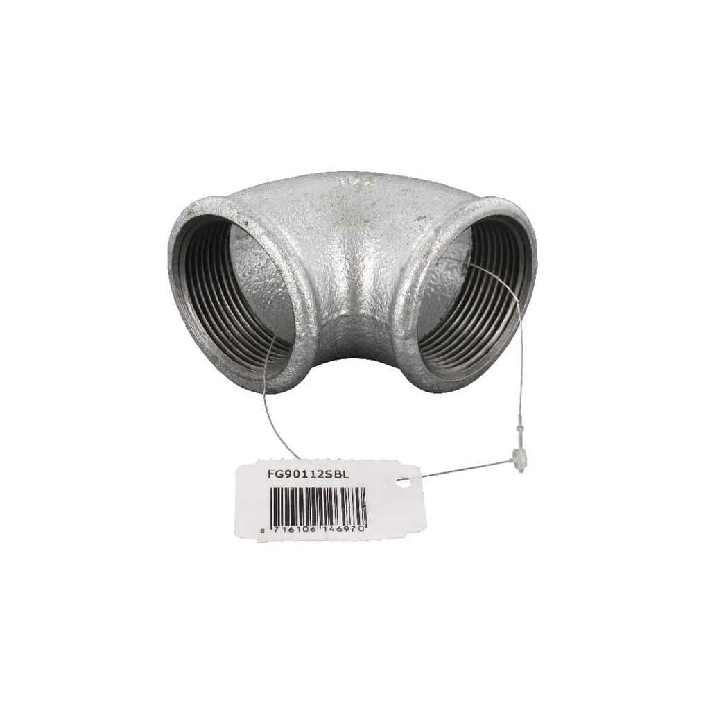 [AMAT2-297224] Cot de 90° mamă zn. 1/1" FG90112SBL