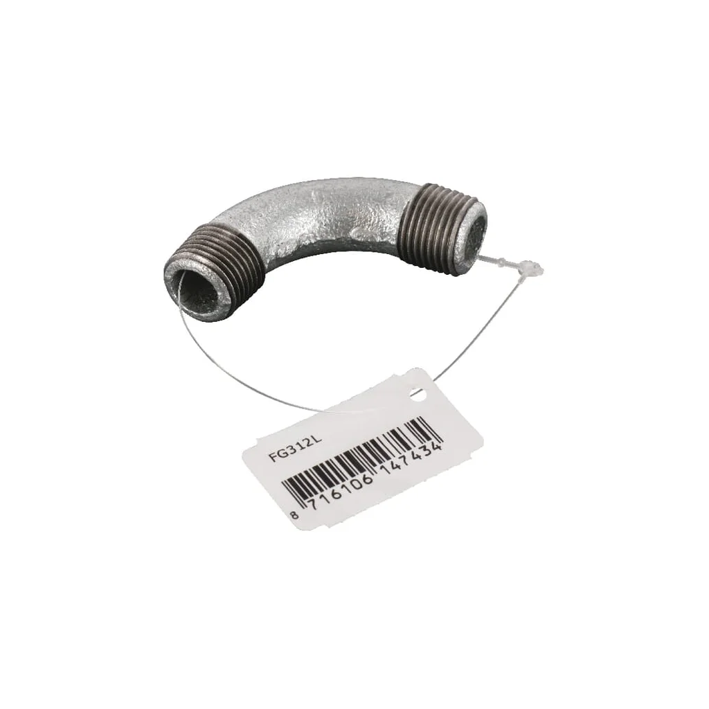 [AMAT2-297605] Cot 90 ° tată zn. 1/2" FG312L