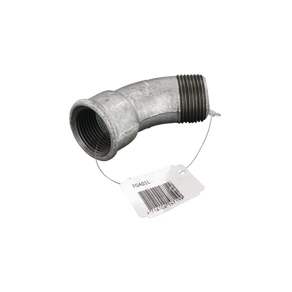 [AMAT2-298080] Cot 45 ° mamă/tată zn. 1" FG401L