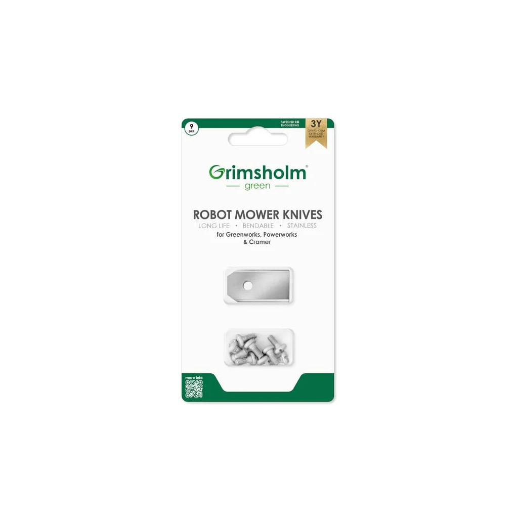 [AMAT2-299436] Cuțite pentru Greenworks, Powerworks, Cramer, 9 buc. FGP1165