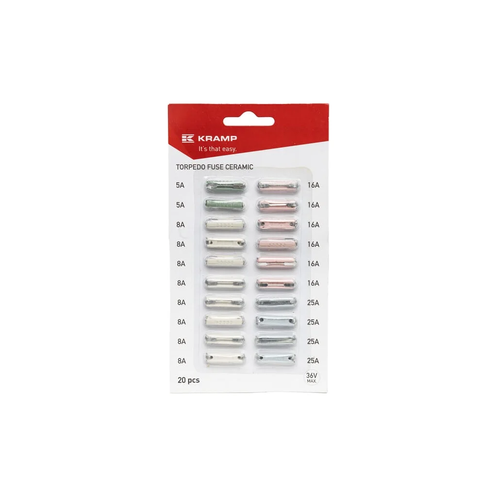 [AMAT2-301579] Siguranțe torpilă, asortiment ceramic, blister (20 buc) FS100ASSBL